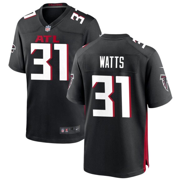 Mens Youths Kids Womens Xavier Watts Black Stitched Jersey